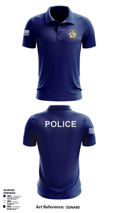 Jacksboro Police Department 19640406 Short Sleeve Performance Polo - 6