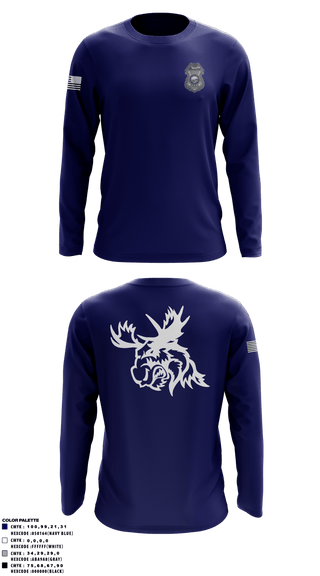 Long Sleeve Performance Shirt, , Police, Teamtime, Team time, sublimation, custom sports apparel, team uniforms, spirit wear, spiritwear, sports uniforms, custom shirts, team store, custom team store, fundraiser sports, apparel fundraiser