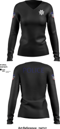 Willits Little Lake JRTF 70658416 Women's Long Sleeve V-neck Shirt - 16