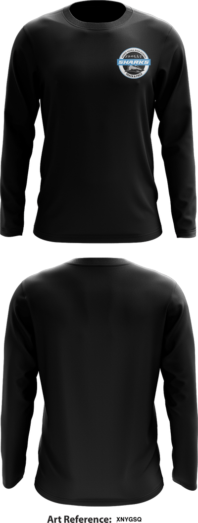 Ponte Vedra track & field 54654206 Long Sleeve Performance Shirt - 6