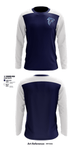 Bertie High School Cheer 80962560 Long Sleeve Performance Shirt - 1