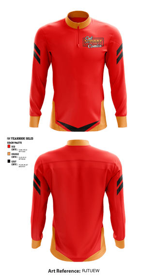 Quarter Zip Jacket, Cut Throat Comics, , Teamtime, Team time, sublimation, custom sports apparel, team uniforms, spirit wear, spiritwear, sports uniforms, custom shirts, team store, custom team store, fundraiser sports, apparel fundraiser