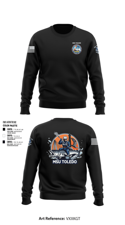 MSU Toledo 42341153 Crew Neck Sweatshirt - 1
