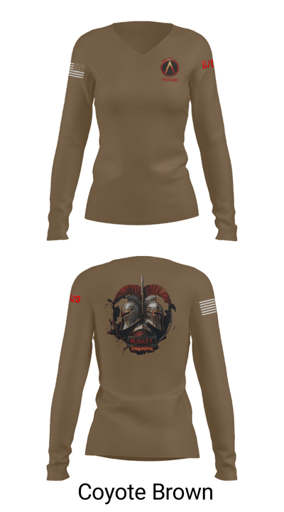 B/62D ESB 64336384 Women's Long Sleeve V-neck Shirt - 38