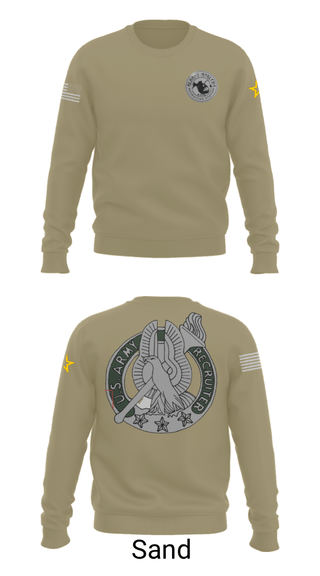 Crew Neck Sweatshirt, , Army, Teamtime, Team time, sublimation, custom sports apparel, team uniforms, spirit wear, spiritwear, sports uniforms, custom shirts, team store, custom team store, fundraiser sports, apparel fundraiser