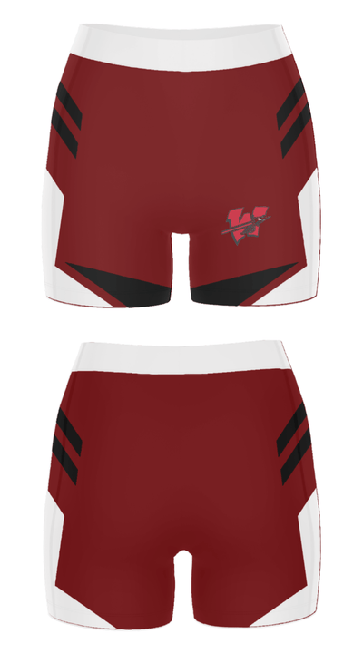 Warrenton R-3 High School Volleyball 68386387 Women's Compression Shorts - 4