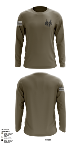 Long Sleeve Performance Shirt, , Army, Teamtime, Team time, sublimation, custom sports apparel, team uniforms, spirit wear, spiritwear, sports uniforms, custom shirts, team store, custom team store, fundraiser sports, apparel fundraiser