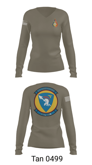Women's Long Sleeve Vneck Shirt, , Navy, Teamtime, Team time, sublimation, custom sports apparel, team uniforms, spirit wear, spiritwear, sports uniforms, custom shirts, team store, custom team store, fundraiser sports, apparel fundraiser