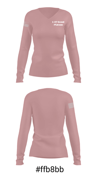 Women's Long Sleeve Vneck Shirt, , Army, Teamtime, Team time, sublimation, custom sports apparel, team uniforms, spirit wear, spiritwear, sports uniforms, custom shirts, team store, custom team store, fundraiser sports, apparel fundraiser
