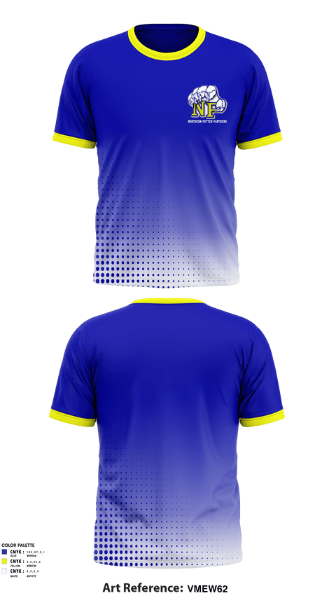 Short Sleeve Performance Shirt, Northern Potter School District, Spirit Store, Teamtime, Team time, sublimation, custom sports apparel, team uniforms, spirit wear, spiritwear, sports uniforms, custom shirts, team store, custom team store, fundraiser sports, apparel fundraiser