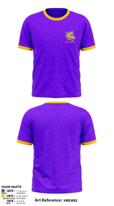 Cut Bank High School cheer 95252455 Short Sleeve Performance Shirt - 1