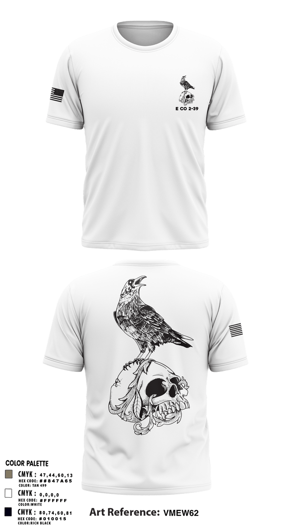 Short Sleeve Performance Shirt, E CO 2-39, Army, Teamtime, Team time, sublimation, custom sports apparel, team uniforms, spirit wear, spiritwear, sports uniforms, custom shirts, team store, custom team store, fundraiser sports, apparel fundraiser