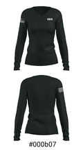 160 1181408 Women's Long Sleeve V-neck Shirt - 37