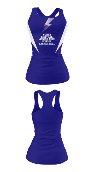 Tank Top, North Central Junior High School Basketball, Men's Basketball, Teamtime, Team time, sublimation, custom sports apparel, team uniforms, spirit wear, spiritwear, sports uniforms, custom shirts, team store, custom team store, fundraiser sports, apparel fundraiser