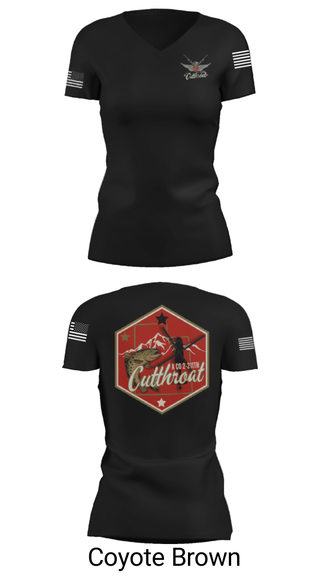 Women's Short Sleeve Vneck Shirt, , Army, Teamtime, Team time, sublimation, custom sports apparel, team uniforms, spirit wear, spiritwear, sports uniforms, custom shirts, team store, custom team store, fundraiser sports, apparel fundraiser