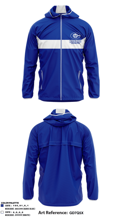 Pueblo Central High School 43431222 Windbreaker - 1
