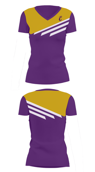 Women's Short Sleeve Vneck Shirt, Godley High School Cross Country, Cross Country, Teamtime, Team time, sublimation, custom sports apparel, team uniforms, spirit wear, spiritwear, sports uniforms, custom shirts, team store, custom team store, fundraiser sports, apparel fundraiser