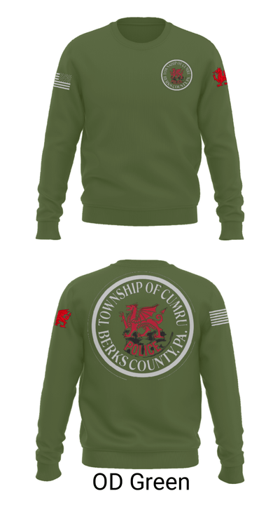 Cumru Township Police Department 51798017 Crew Neck Sweatshirt - 10