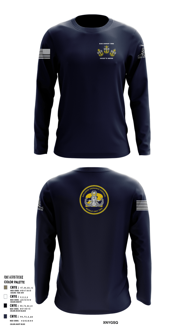 Long Sleeve Performance Shirt, , Navy, Teamtime, Team time, sublimation, custom sports apparel, team uniforms, spirit wear, spiritwear, sports uniforms, custom shirts, team store, custom team store, fundraiser sports, apparel fundraiser