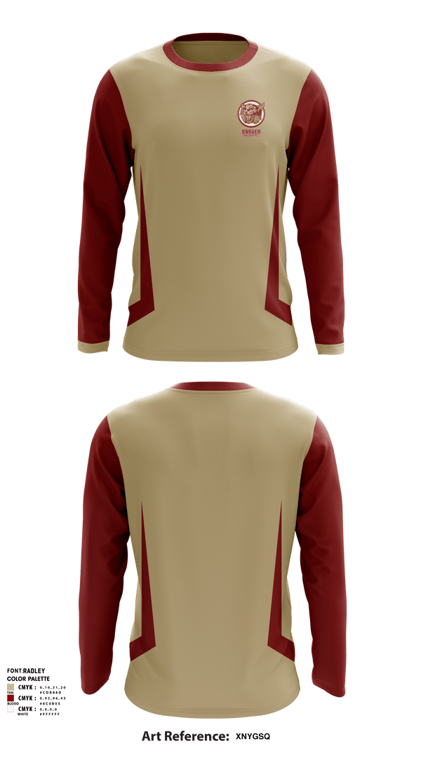 Long Sleeve Performance Shirt, Carver Middle School Basketball, Men's Basketball, Teamtime, Team time, sublimation, custom sports apparel, team uniforms, spirit wear, spiritwear, sports uniforms, custom shirts, team store, custom team store, fundraiser sports, apparel fundraiser