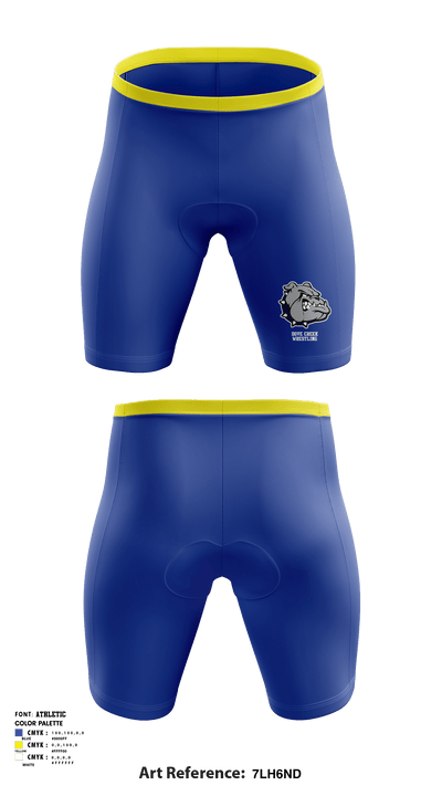 Dove Creek High School Wrestling 23009999 Men's Compression Shorts - 2