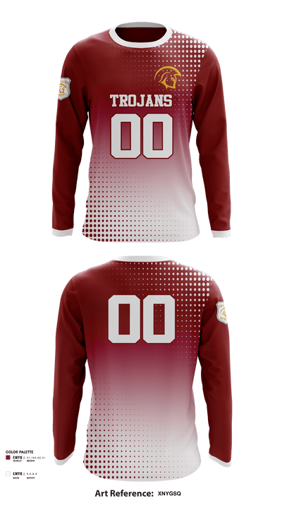 TROJANS 55132227 Long Sleeve Performance Shirt - 2