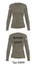 GANG UNIT 94383825 Women's Long Sleeve V-neck Shirt - 41