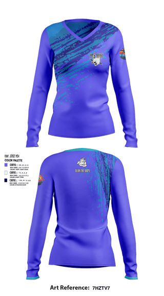 Women's Long Sleeve Vneck Shirt, , , Teamtime, Team time, sublimation, custom sports apparel, team uniforms, spirit wear, spiritwear, sports uniforms, custom shirts, team store, custom team store, fundraiser sports, apparel fundraiser