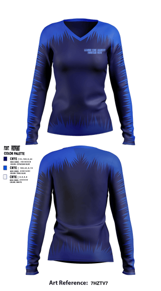 Women's Long Sleeve Vneck Shirt, Leading Edge Academy Mountain View, Spirit Store, Teamtime, Team time, sublimation, custom sports apparel, team uniforms, spirit wear, spiritwear, sports uniforms, custom shirts, team store, custom team store, fundraiser sports, apparel fundraiser