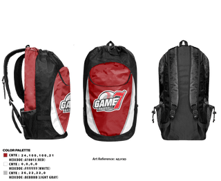 Gear Bag, Game 7 Baseball, Baseball, Teamtime, Team time, sublimation, custom sports apparel, team uniforms, spirit wear, spiritwear, sports uniforms, custom shirts, team store, custom team store, fundraiser sports, apparel fundraiser