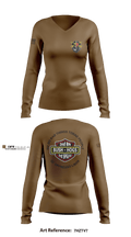 2d Battalion, 3d Special Forces Group 4124054 Women's Long Sleeve V-neck Shirt - 4