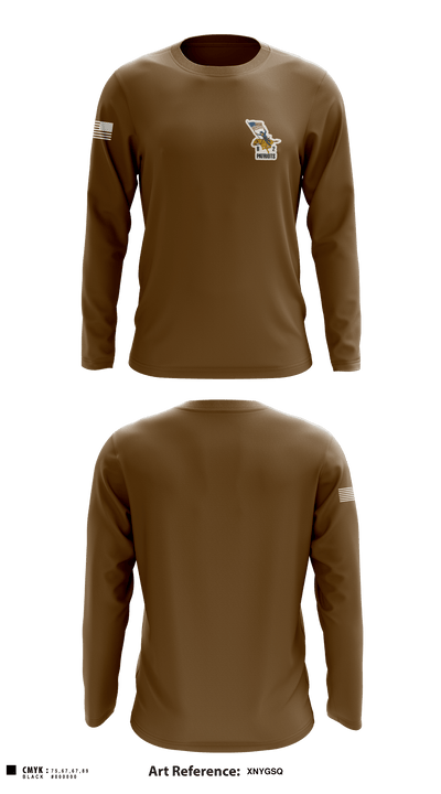 B-2 Patriots 17265313 Long Sleeve Performance Shirt - 2