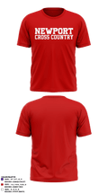 Newport High School Cross Country 52186865 Short Sleeve Performance Shirt - 3