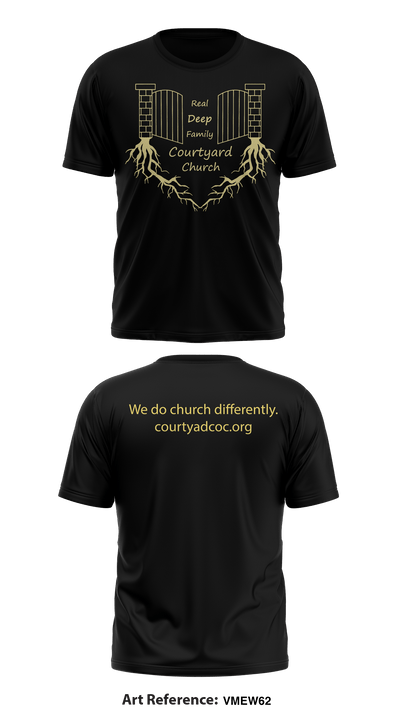 Courtyard Chuch 37286717 Short Sleeve Performance Shirt - 35