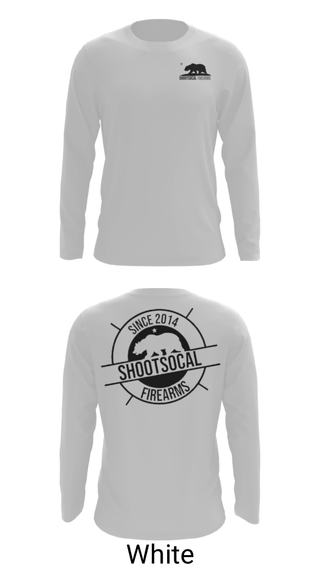Long Sleeve Performance Shirt, ShootSoCal firearms, , Teamtime, Team time, sublimation, custom sports apparel, team uniforms, spirit wear, spiritwear, sports uniforms, custom shirts, team store, custom team store, fundraiser sports, apparel fundraiser