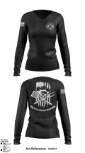 FSC 1-19th SFG(A) 54846303 Women's Long Sleeve V-neck Shirt - 54