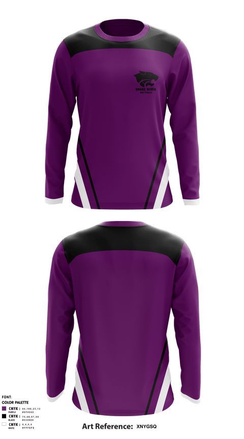 Long Sleeve Performance Shirt, Snake River High School Softball, Softball, Teamtime, Team time, sublimation, custom sports apparel, team uniforms, spirit wear, spiritwear, sports uniforms, custom shirts, team store, custom team store, fundraiser sports, apparel fundraiser