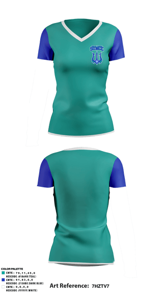 Women's Short Sleeve Vneck Shirt, South Haven Surge, Baseball, Teamtime, Team time, sublimation, custom sports apparel, team uniforms, spirit wear, spiritwear, sports uniforms, custom shirts, team store, custom team store, fundraiser sports, apparel fundraiser