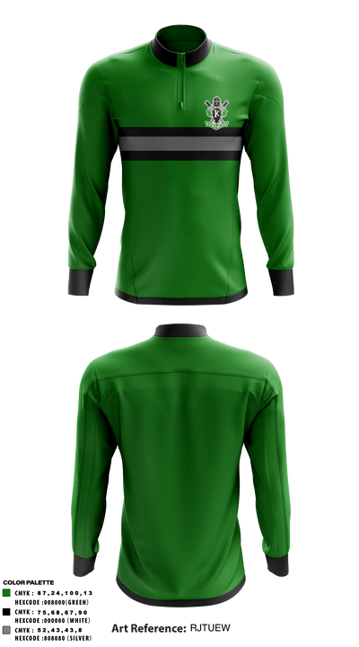 Kentwood High School Golf 30027814 Quarter Zip Jacket - 1