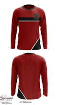 Forest Park Middle School 8551443 Long Sleeve Performance Shirt - 1