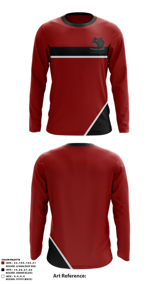 Long Sleeve Performance Shirt, Forest Park Middle School, Spirit Store, Teamtime, Team time, sublimation, custom sports apparel, team uniforms, spirit wear, spiritwear, sports uniforms, custom shirts, team store, custom team store, fundraiser sports, apparel fundraiser