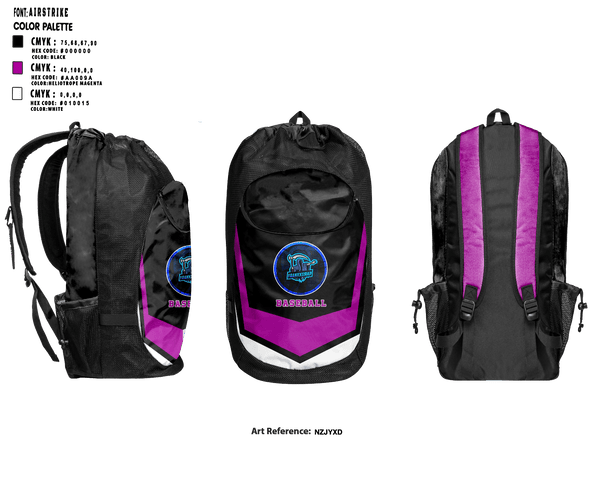 Gear Bag, STARTTEAMFRANX11RAP, Baseball, Teamtime, Team time, sublimation, custom sports apparel, team uniforms, spirit wear, spiritwear, sports uniforms, custom shirts, team store, custom team store, fundraiser sports, apparel fundraiser