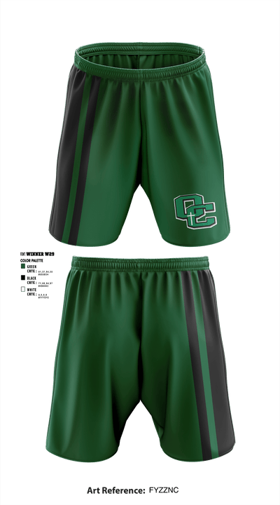 Owensboro Catholic High School Cheer 65490031 Athletic Shorts With Pockets - 1