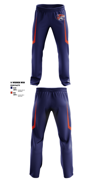 Wilson Preparatory Academy Basketball 93288962 Sweatpants - 1