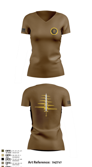 Women's Short Sleeve Vneck Shirt, , Army, Teamtime, Team time, sublimation, custom sports apparel, team uniforms, spirit wear, spiritwear, sports uniforms, custom shirts, team store, custom team store, fundraiser sports, apparel fundraiser