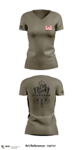 741 Brigade Engineer BN 61958018 Women's Short Sleeve V-neck Shirt - 2