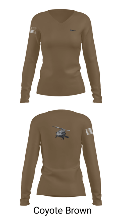 HSC-8 7797880 Women's Long Sleeve V-neck Shirt - 38