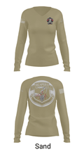 C Btry 2-32 FAR 54582520 Women's Long Sleeve V-neck Shirt - 42