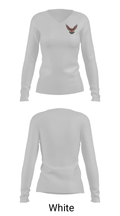 Freeport High School Swimming 90929189 Women's Long Sleeve V-neck Shirt - 6