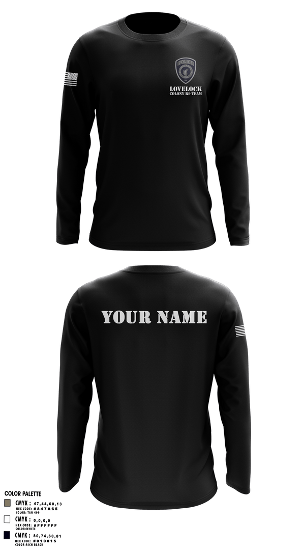 Long Sleeve Performance Shirt, , Police, Teamtime, Team time, sublimation, custom sports apparel, team uniforms, spirit wear, spiritwear, sports uniforms, custom shirts, team store, custom team store, fundraiser sports, apparel fundraiser